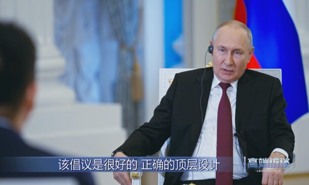 China proposes Belt and Road Initiative not to crush others, but offers opportunities: Putin