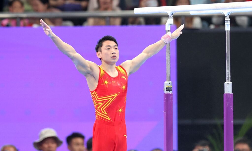 China’s gymnastics ace Zou feels less stressed toward Paris 2024 after bagging 2 golds in Hangzhou