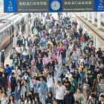 Chinese expressway and railway network experiences travel peak as holiday return trips increase