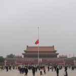 Chinese national flag flies at half-mast to mourn death of Comrade Li Keqiang at Tian’anmen Square