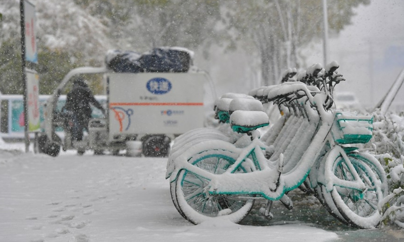 Meteorological authority releases three warnings; schools in NE China’s Harbin suspend classes due to blizzard