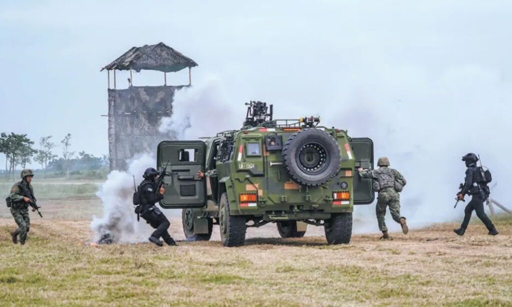 China’s anti-drone gun debuts in joint drills with SE Asian countries