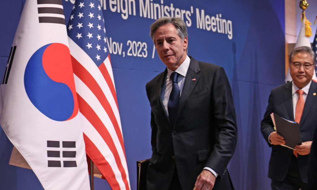 US urged to stop provocations against N.Korea as Blinken expresses ‘concerns’ during Seoul visit