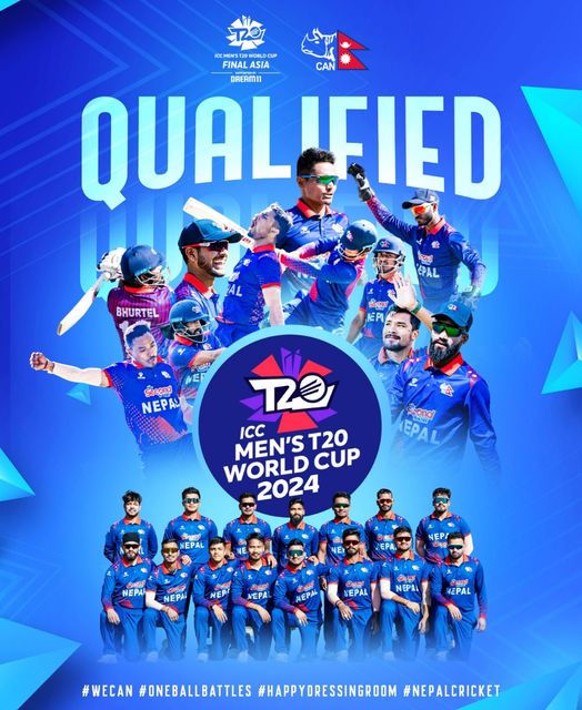 Nepal qualifies for ICC T20 World Cup, 2024