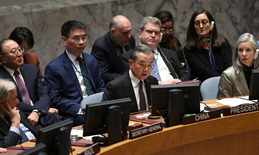 Chinese FM reiterates China’s stance on Palestine-Israel issue before chairing UN high-level meeting