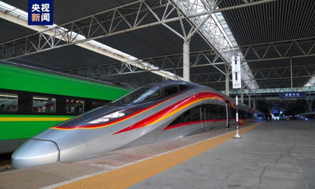 SW China’s Chengdu-Yibin HSR enters trial operation, will support urban cluster