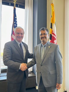 Minister Saud, US Senator Hollen meet 