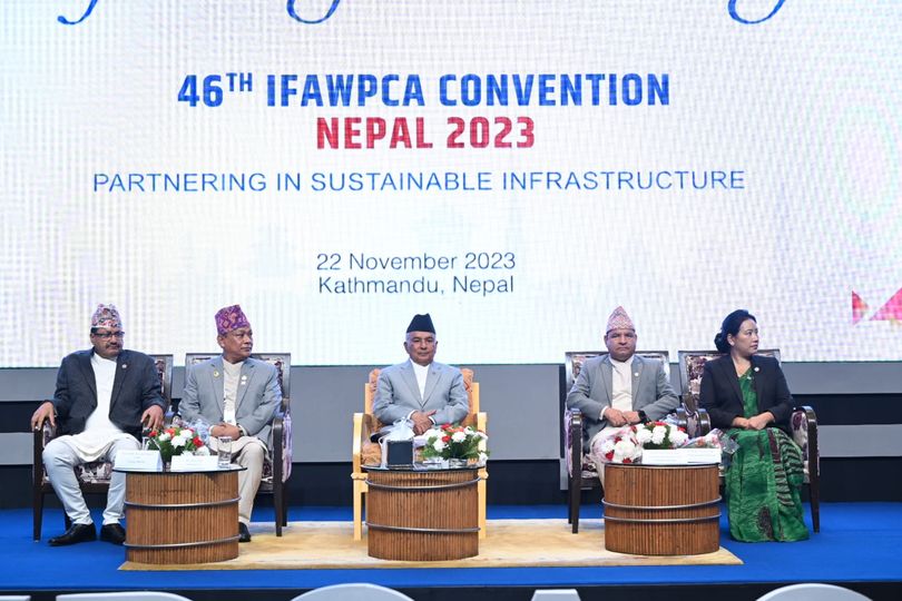 Construction entrepreneurs play key role in making economy vibrant: President Paudel   