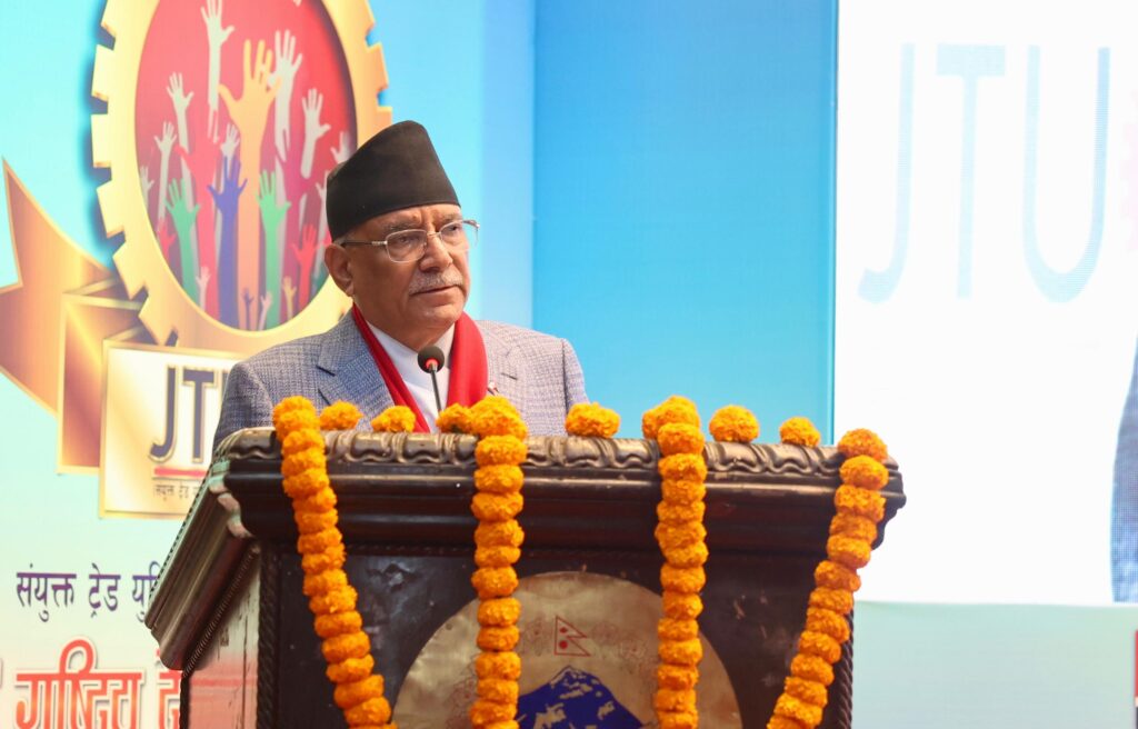 PM Dahal vows solution of labour problems