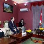 Japanese Ambassador pays courtesy call on President Paudel 