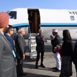 Indian External Affairs Minister Jaishankar arrives