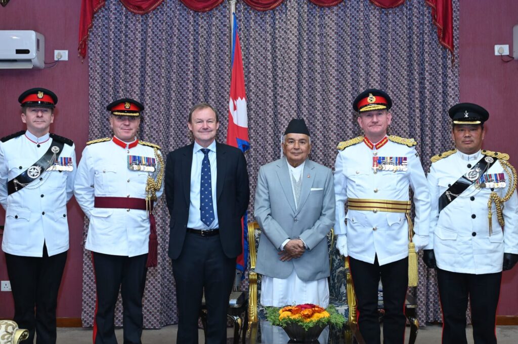 President receives annual report of Brigade of Gurkhas