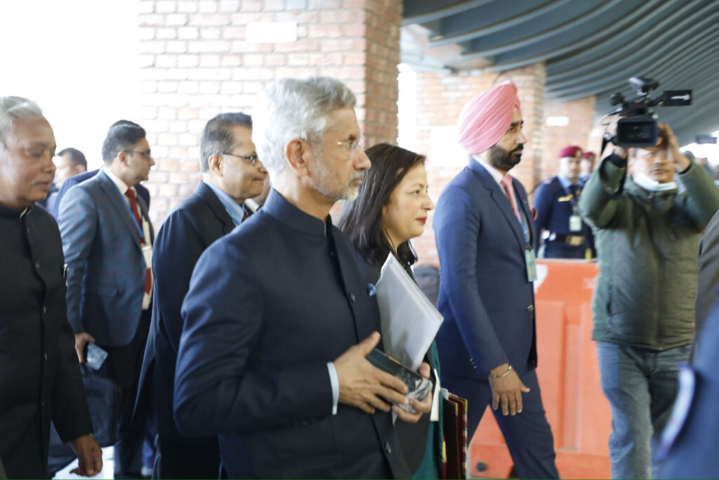 External Affairs Minister of India, S Jaishankar, returns home