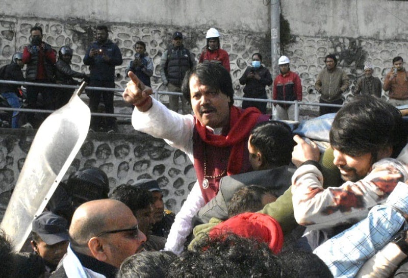 Janamat party Chair Raut taken into custody and released