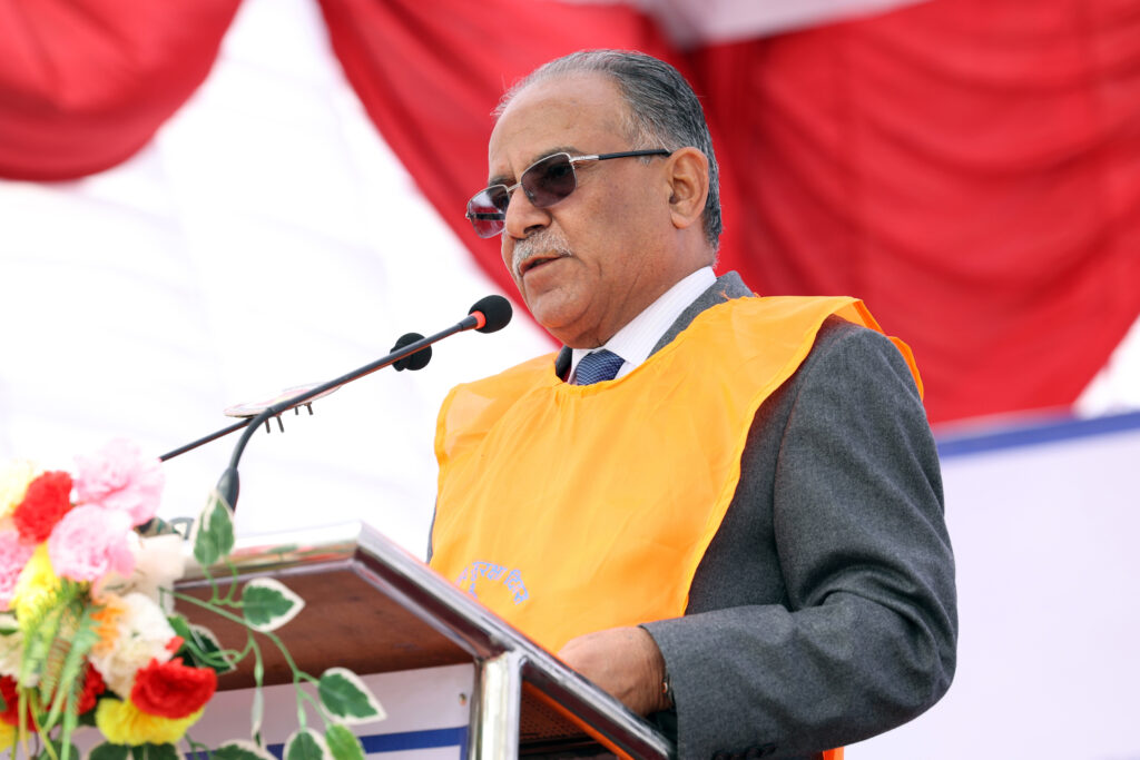 Building quake-resilient infrastructures mandatory obligation: PM Dahal 