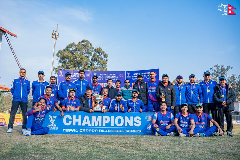 Nepal clean sweeps bilateral ODI series against Canada by 3-0