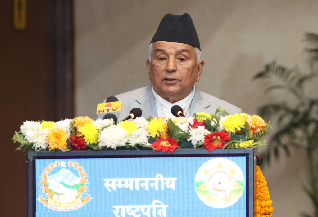 Political resolution, take-off point for corruption prevention: President Paudel