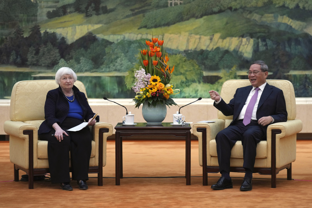 US should not politicize trade issues, Premier Li tells Yellen