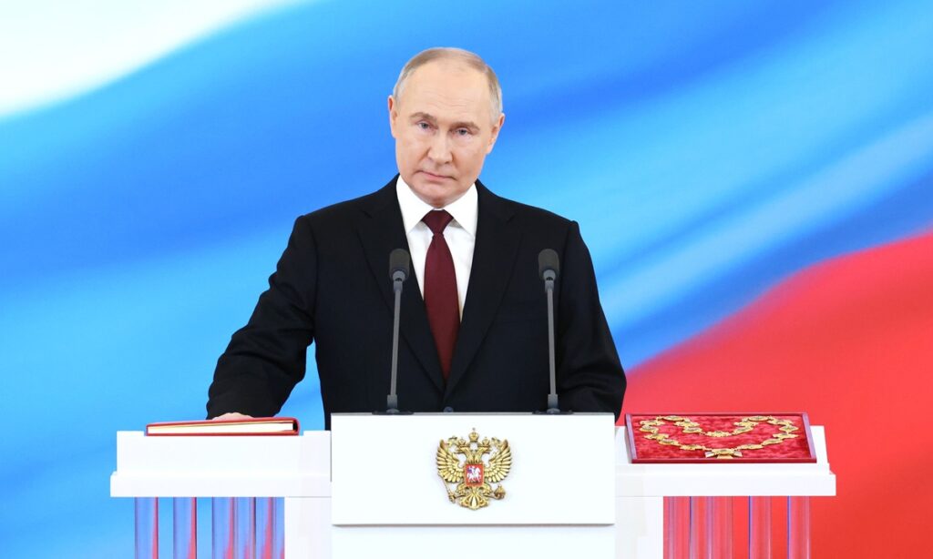 Putin starts new term amid tension between Russia, West