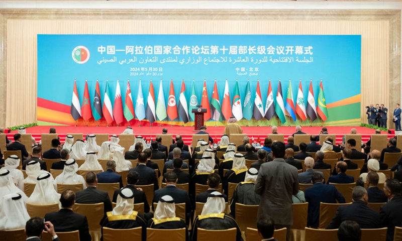 China to build relations with Arab a model for maintaining world peace and stability: Xi