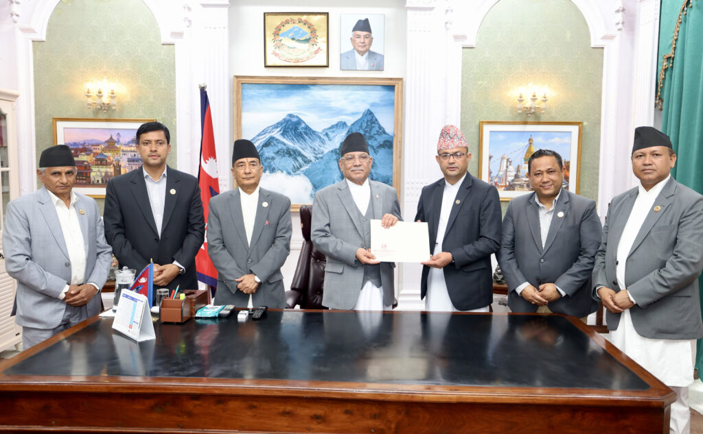 Parliamentary taskforce submits report to PM Dahal