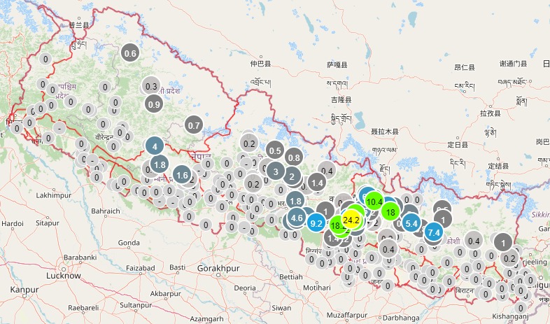 Heavy rainfall likely in Koshi, Bagmati, Gandaki and Sudurpaschim provinces