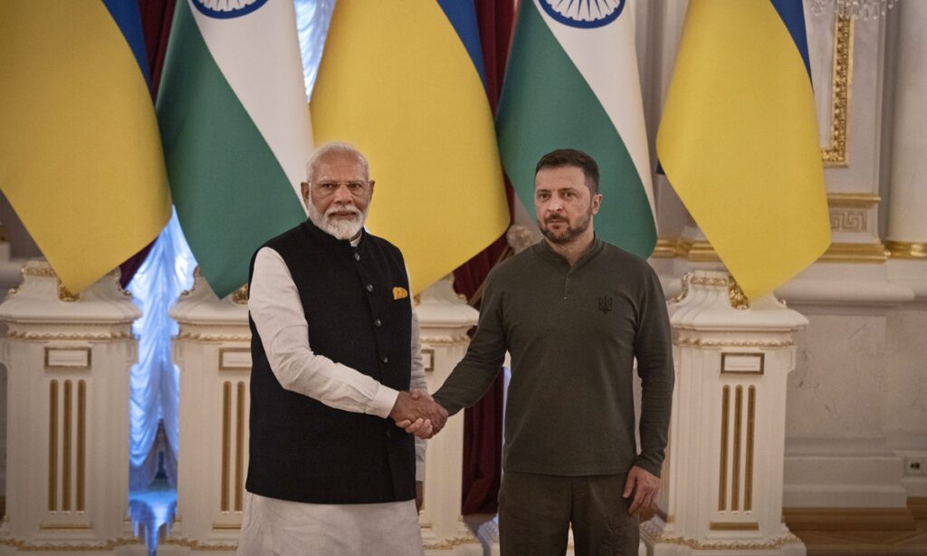 Modi’s commitment to brokering peace ‘tested by Kiev’s precondition’