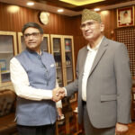 Indian Foreign Secretary Misri and Finance Minister Paudel meet