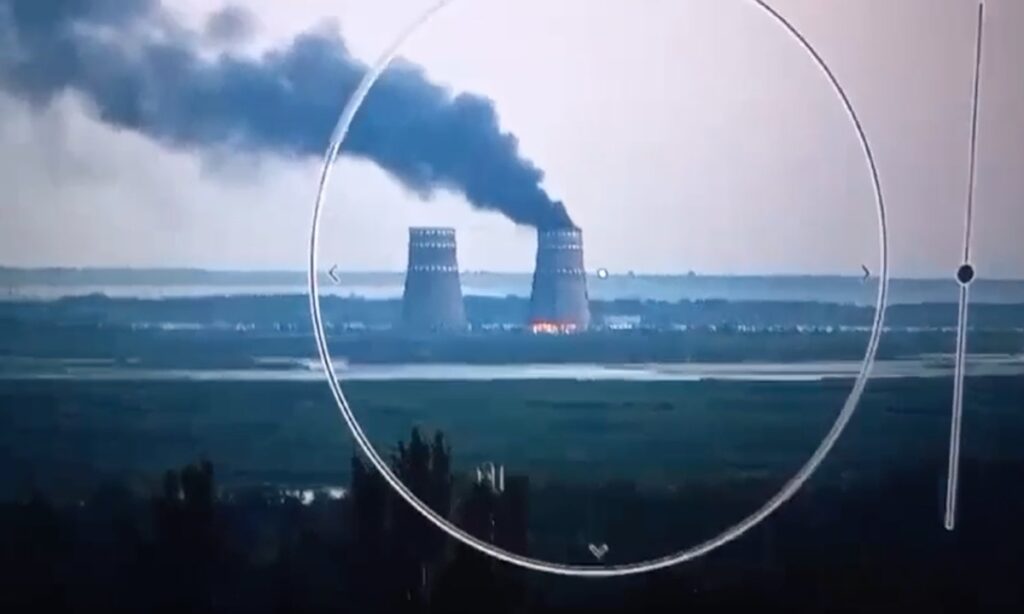 Fire at Zaporizhzhia nuclear plant spurs fear as Russia, Ukraine trade blame