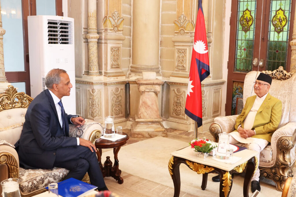 US Deputy Secretary of State, Verma, pays courtesy call on PM Oli