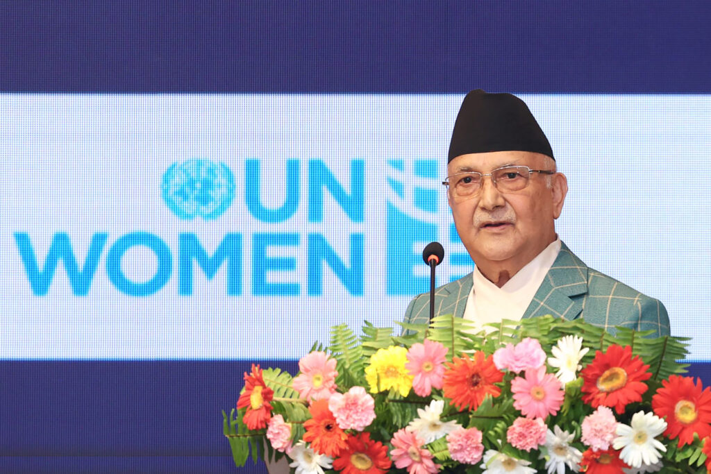 ‘Prosperous Nepal, Happy Nepali’ motto would be fulfilled by implementing basic rights: PM Oli