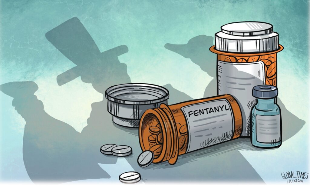 US long-arm jurisdiction operation undermines China-US cooperation on fentanyl control