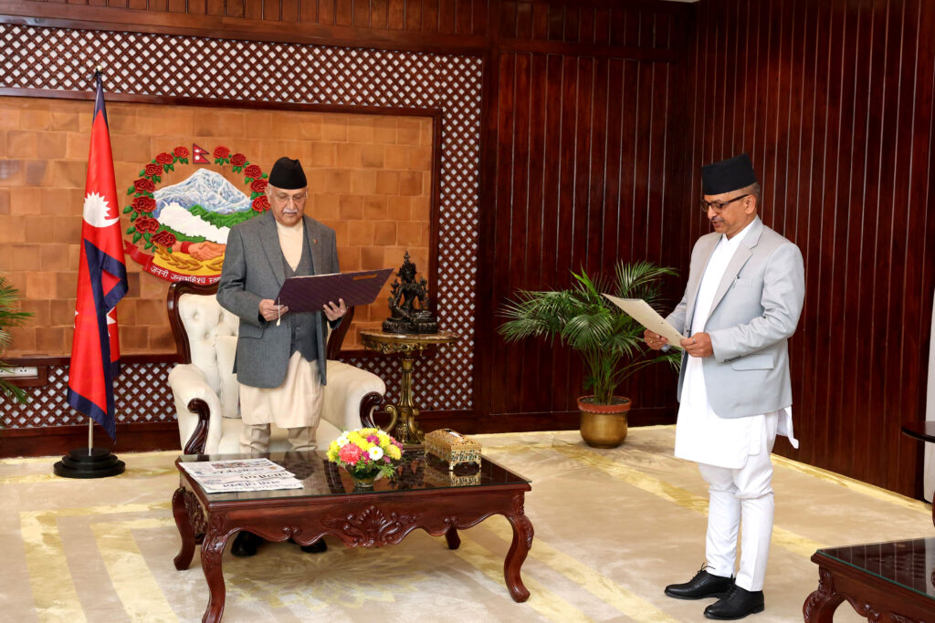 Chief Information Commissioner Acharya takes oath before PM