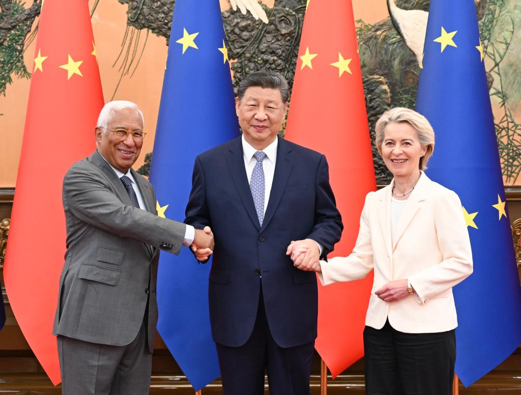 China, EU should uphold openness and cooperation, properly manage differences: Xi