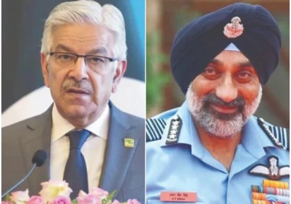 Asif scoffs at Indian air chief’s ‘comical’ claims
