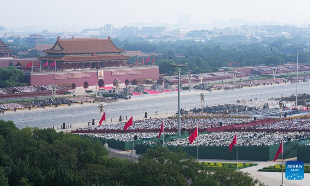 What message does China’s V-Day military parade send to the world?