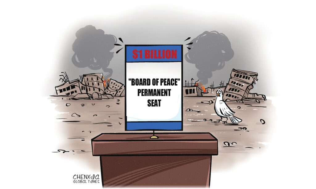 What do the international divisions surrounding the ‘Board of Peace’ reveal?